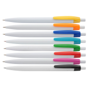 Leo Snow balpen met gekleurde clip Leo Snow balpen met gekleurde clip