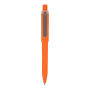 Obby balpen van van R-ABS met soft-touch finish - oranje