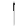 Leo Snow balpen met gekleurde clip - zwart
