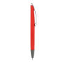 Vegas softtouch balpen kunststof metalen clip v.a. 25 stuks full colour