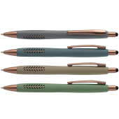 Gomera balpen met soft-touch afwerking en touch tip