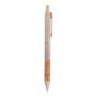 Coldor balpen van tarwestro en kurk - beige