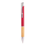 Wowly balpen van tarwestro & bamboe - rood