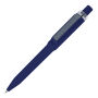 Obby balpen van van R-ABS met soft-touch finish - donkerblauw