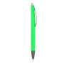 Vegas softtouch balpen kunststof metalen clip v.a. 25 stuks full colour