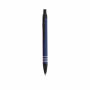 Bean balpen van gerecycled aluminium - donkerblauw