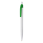 Leo Snow balpen met gekleurde clip - groen