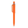 Obby balpen van van R-ABS met soft-touch finish - oranje