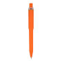 Obby balpen van van R-ABS met soft-touch finish - oranje