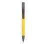 Vegas softtouch balpen kunststof metalen clip v.a. 25 stuks full colour