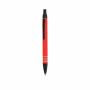 Bean balpen van gerecycled aluminium - rood