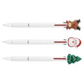 Krismas meerkleuren balpen 