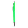Vegas softtouch balpen kunststof metalen clip v.a. 25 stuks full colour