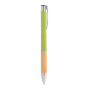 Wowly balpen van tarwestro & bamboe - groen
